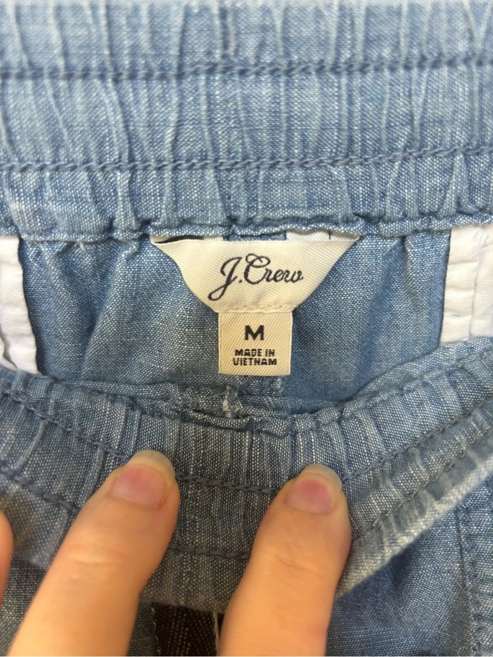 J. Crew Light Blue Chambray Shorts